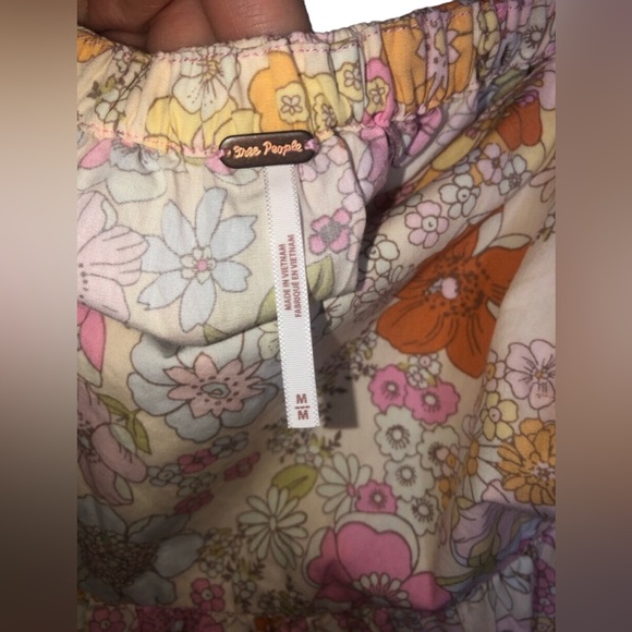 Free People 100% Cotton Floral Sundress With Pockets Size Medium - Picture 9 of 11